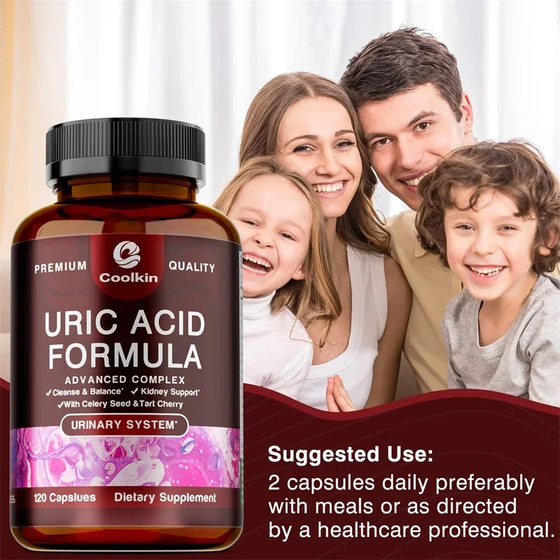 Uric Acid Cleanse Formula - Supports Uric Acid Cleansing, Joint Health, Immunity Enhancement, and Metabolism Promotion