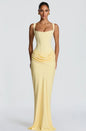 Lady Sexy Strapless Split Solid Pleated Dress Women Chic Backless High Waist Off-shoulder Dresses 2026 New Evening Party Gowns