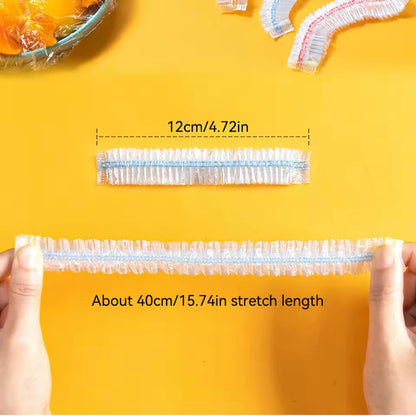 Plastikowe woreczki na żywność, spożywcze, do przechowywania świeżości, przezroczyste opakowania, wielokrotnego użytku, do kuchni, jednorazowe, kolorowe, przylegające 2030