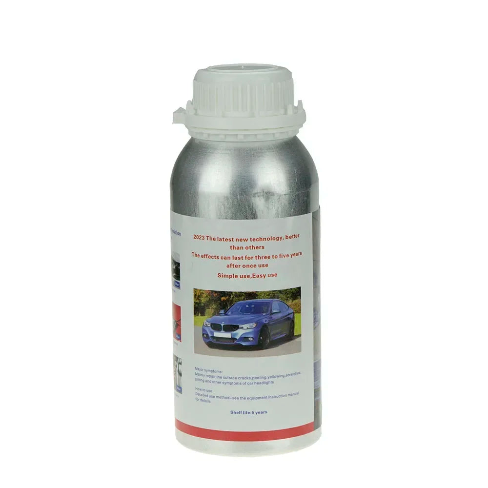 800ml Headlights Liquid Polymer Headlight Chemical Polish Repair Fluid Refurbishment Scratch Repair Polishing Headlights Kit