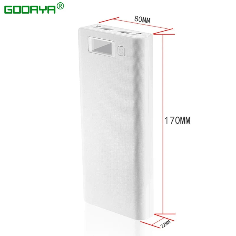 8*18650 Battery Holder Dual USB Power Bank Battery Box Mobile Phone Charger DIY Shell Case Charging Storage Case For Xiaomi