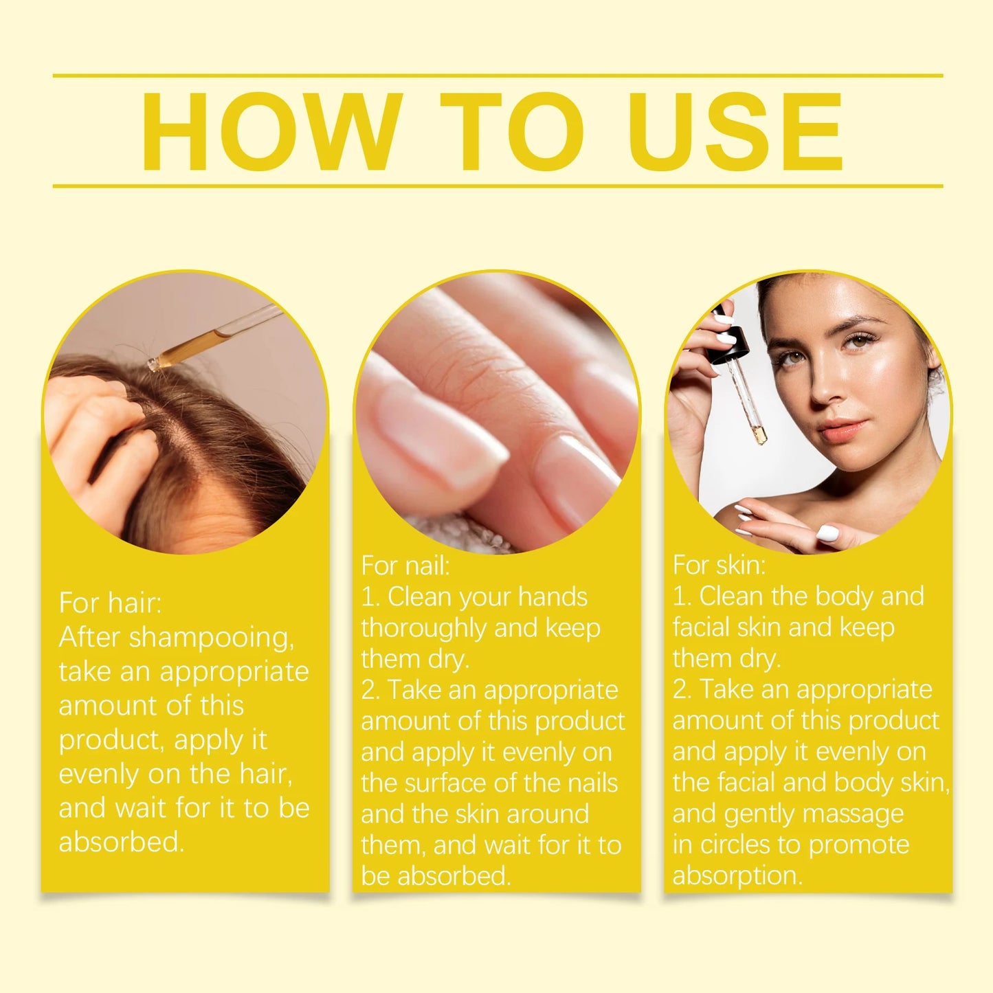 60ml Natural Vitamin E Essential Oil For Massage Skin Care Scraping Shower Face Body Nail Hair Eyelash Care Universal Daily Care