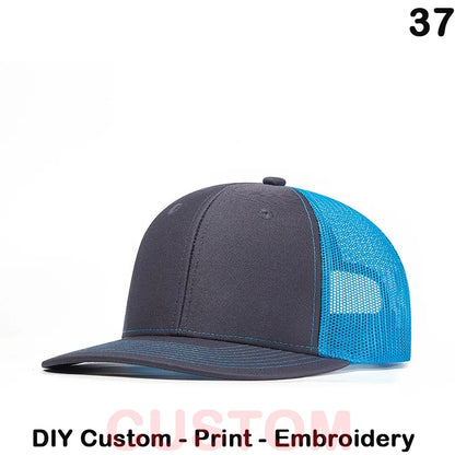 Fedoryn Custom Embroidery Baseball Cap for Men and Women DIY Design Mesh Cap LOGO Print Hat Quality Truck Hat Wholesale Unisex