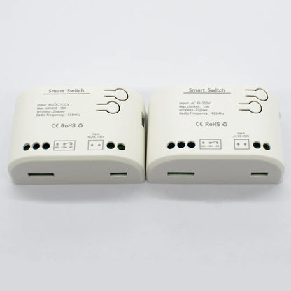Zigbee 3.0 Tuya 1 Channe Smart Relay Module Smart Life Switch Controller 12V 24V 220V 230V Dry Contact NO NC COM Inching Timer