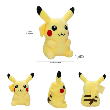 New Pokemon Pikachu Plush Toy Sprigatito Fuecoco Groudo Meowscarada Floragato Cinderace Keldeo Exegguto Shinx Stuff Peluche Doll