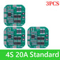 BMS 3S/4S 5A 10A 20A 25A 40A 60A Płytka zabezpieczająca ładowarkę do akumulatorów litowo-jonowych 18650 do wiertarki 12 V z funkcją wzmocnienia/balansu