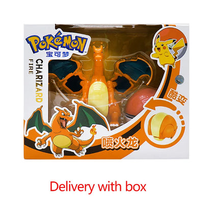 22 Kind Pokemon Ball Figure Pokeball Mewtwo Poke Pikachu Charizard Gyarados Venusaur Pawmi Quaxly Fuecoco Elf Toy Set Kids Gift