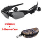 Stereo Earphones Wireless Headset with Mic Polarized Glasses Sunglasses for Driving Cycling Sports Noise Reduction Headphones