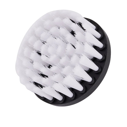1pc Soft Drill Brush Attachment 4inch For Cleaning Carpet & Leather And Upholstery Glass Car Tires Electric Scrubber Drill