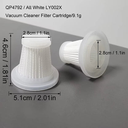 10 Pcs Handheld Vacuum Cleaner Filter Hepa LY002X LY002DBL LY003H Non woven vacuum cleaner filter element