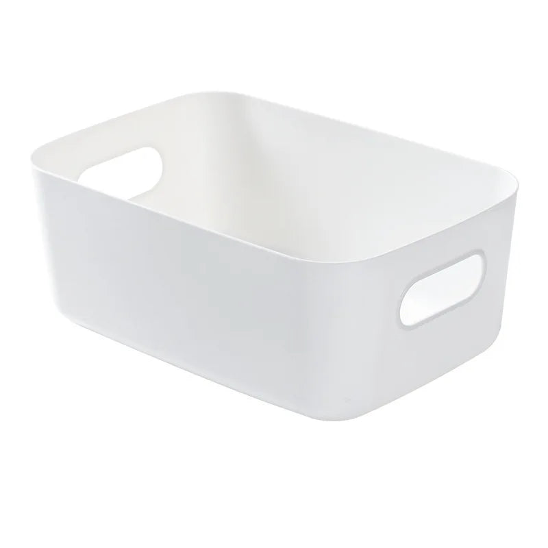1/3pcs Dormitory Miscellaneous Storage Box Desktop Cosmetic Storage Box Bathroom Kitchen Bedroom Plastic Storage Basket