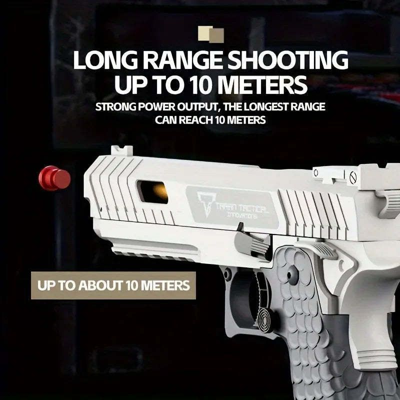 Csnoobs 2011 Continuous Shooting Toy Gun Throwing Shell Pistol Radish Gun Empty Hanging Outdoor Game Revolver Birthday Gift