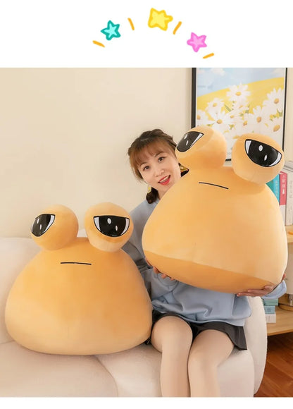 13-40cm My Pet Pou Kawaii Plush Toy Stuffed Animal Game Soft Anime Doll Cotton Sofa Sleeping Pillow Birhday Gift for Children