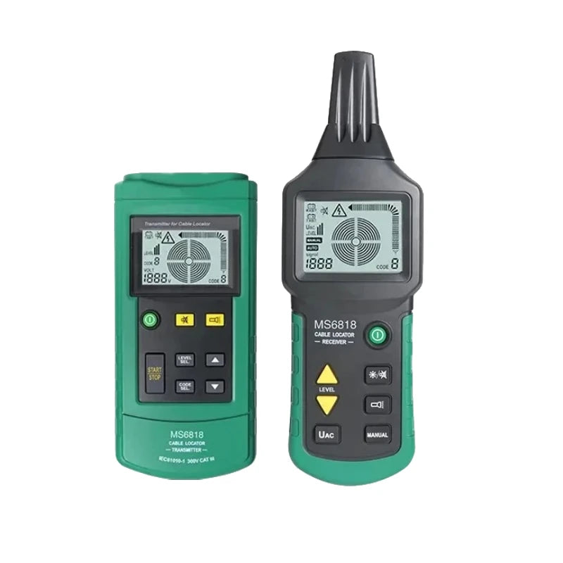 MS6818 Professional Cable Tester 30-400V AC/DC Metal Pipe Locator Wall Underground Inspect Interruption Short Circuit Detection