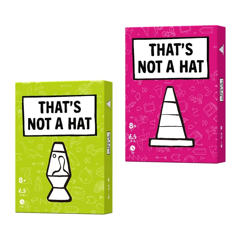 That’s Not A Hat Party Game Set Memory Tabletop Game 3-8 Players Cards for Family Gatherings Interactive Fun Gift