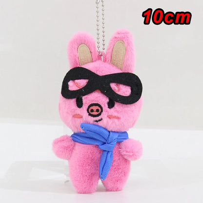 2026 New Straykids SKZ Mini Keychain Pendant New SKzoo FM Field Week 5cm Plush Cartoon Cute Pendant Children's Birthday Toy