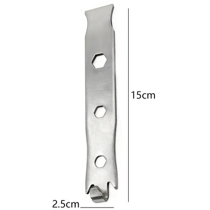 5/1x Fence Wire Twisting Tools Stainless Steel Wrench Heavy Duty Tensioning Tool for Garden Binding Wire Fence Twisting Fastener