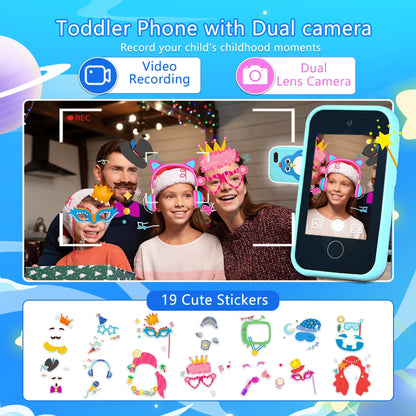 Children Phone Educational Toys MP3 Music Player Games Musical Toy Baby Mobile Selfie Camera Toys for Kids Birthday Gifts