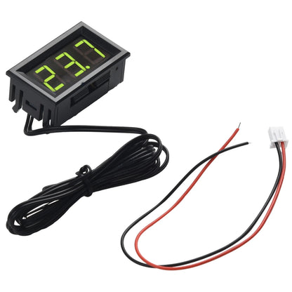 DC5V~12V Mini Digital LED Thermometer For Car Temperature Monitor Panel Meter Measuring Range -50-120℃ With Temperature Probe