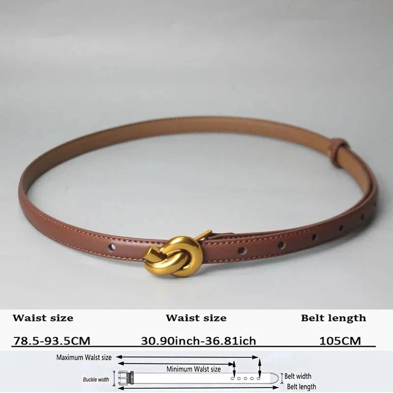 Belts for Women Luxury Fashion Women’s Designer Belts Black White Brown Women's Trousers Jeans Belt Dress Belt Waist Belt CY08