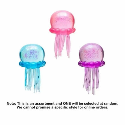 Colorful Jellyfish Maltose Squishy Toy, Anti-Stress Squeeze Fidget Toy for Office