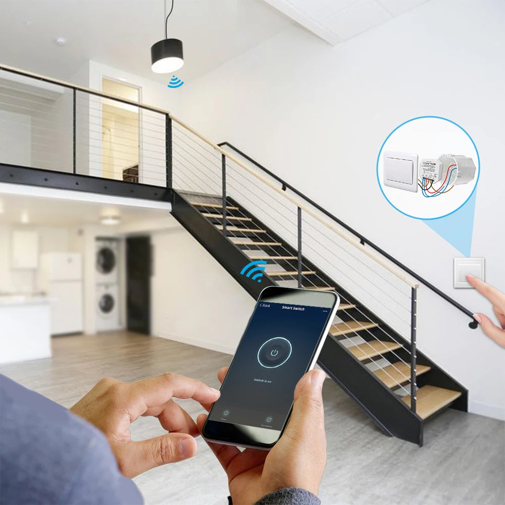 LoraTap Tuya Smart Life ZigBee WiFi Light Switch Module Dimmer Energy Monitor App Remote Control Alexa Google Home Voice Control
