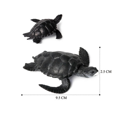 Simulation Chinese Softshell Leatherback Sea Turtle Snapping Turtles Tortoise Ocean Animal Model Education Toy Figures For Kids