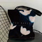 Fashion T-TED B-BAKERs Storage Bags Canvas Double-Sided Print Fashion Shoulder Tote Shopping Bag Gift Eco Handbags