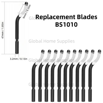 Deburring Tool Set RB1000 with Swivel Blades 1 or 11 PCS BS1010 BS1018 BK3010 BS3010 Metal Handle Deburr Tool Edge Burr Remove