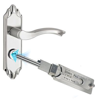 Stainless Steel Key Decoder O-ring Pickup Kit Hook Tool Pickup Hand Tool Maintenance Repair Kit