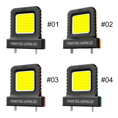 1-5 szt. Lampa robocza LED do elektronarzędzi Makita, Milwaukee, DeWalt, Bosch, Dayi, Lomvum, Zhipu, z akumulatorem litowo-jonowym 18V-21V