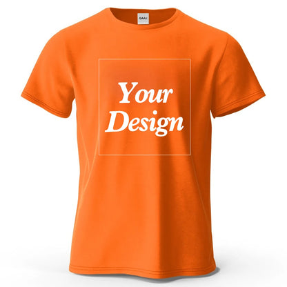 Custom T shirt Customized Tshirt Personalized Tee Shirt Diy Print Your Photo Brand Logo Text Men Women 100% Cotton Premium Gift