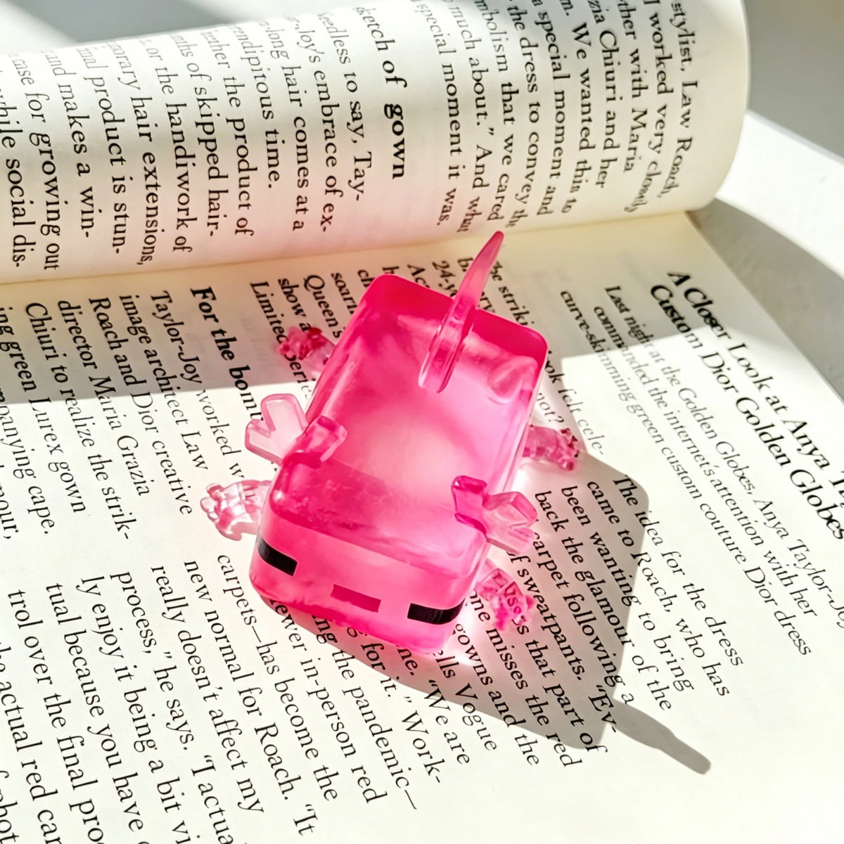 Transparent Cube Axolotl Squishy Toy Maltose Jelly Salamander Fidget Squeeze Slow Rising Stress Relief Sensory Vent Toys Kids.