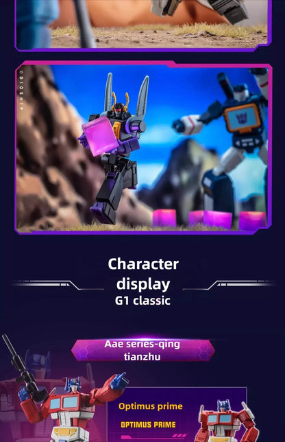 Blind Box Transformers Articulated Figure - AULDEY AAE Optimus Prime Soundwave Multi-Pose Action Model Display Gift for Kids
