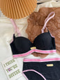 YUQI Dopamine Pink Plus Size Bra - Big Bust Lift | Anti-Sag Non-Trace Thin Lingerie Wireless Push Up Comfort Sexy Support