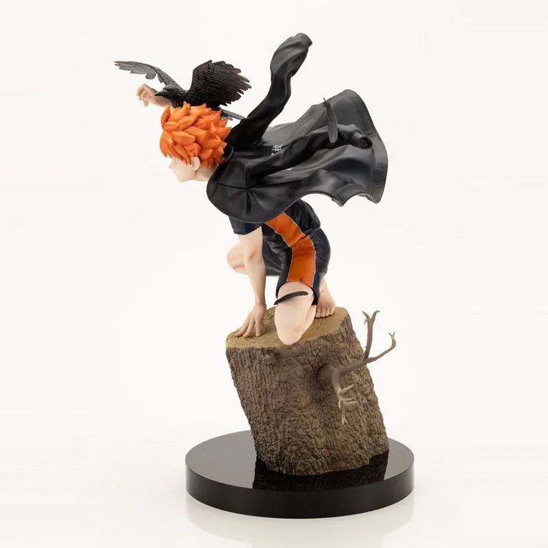 Haikyuu Gk 20cm Hinata Shoyo Tobio Kageyama Crow Stump Statue Model Cool Desktop Decoration Figure Collector Anime Fanatic