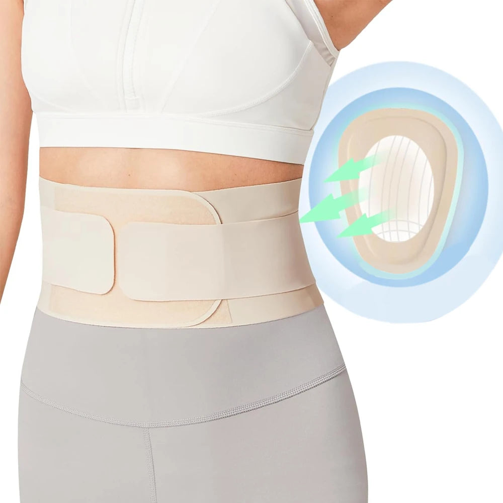 1pc New Thin Back Brace for Lower Back Pain Lumbar Support Belt for Men and Women, Waist Support for Lower Back Pain Relief