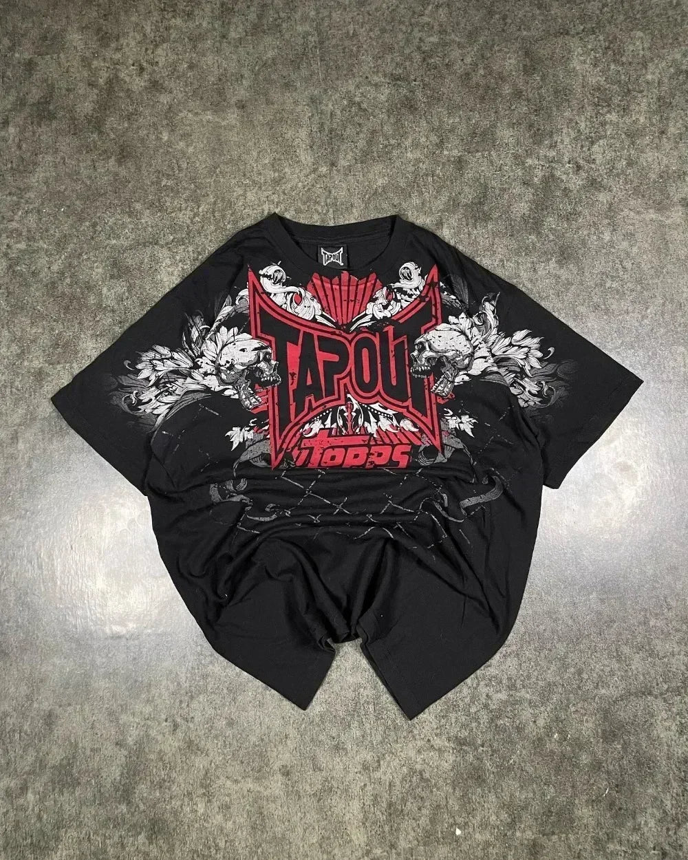 imited Stock Men's Harvester Skull T-Shirt Gothic Wings Cross Print  Vintage Streetwear Soft Breathable FabricL