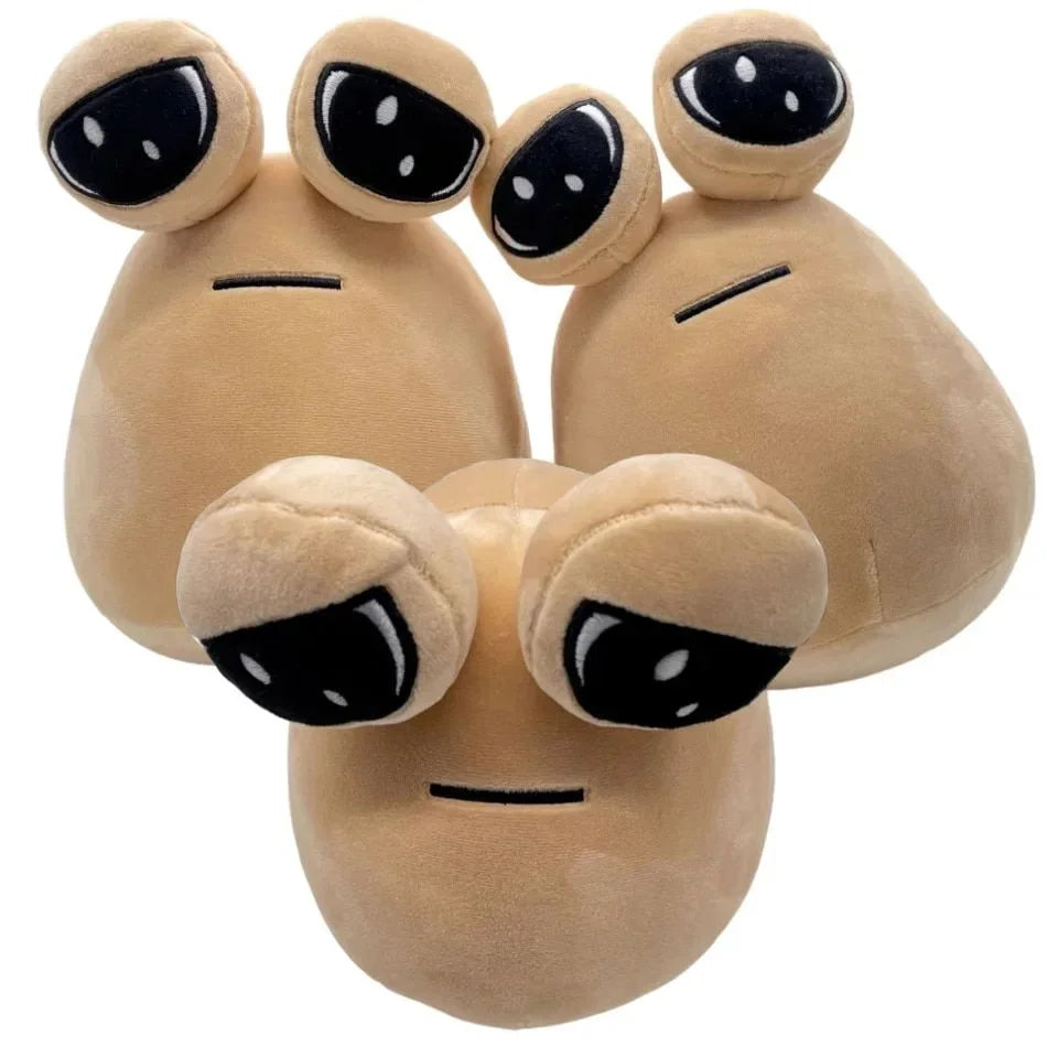 New Hot My Pet Alien Pou Plush Toys Anime Game The Maw Pou Doll Kawaii Cartoon Soft Stuffed Pillow Children Birthday Xmas Gif
