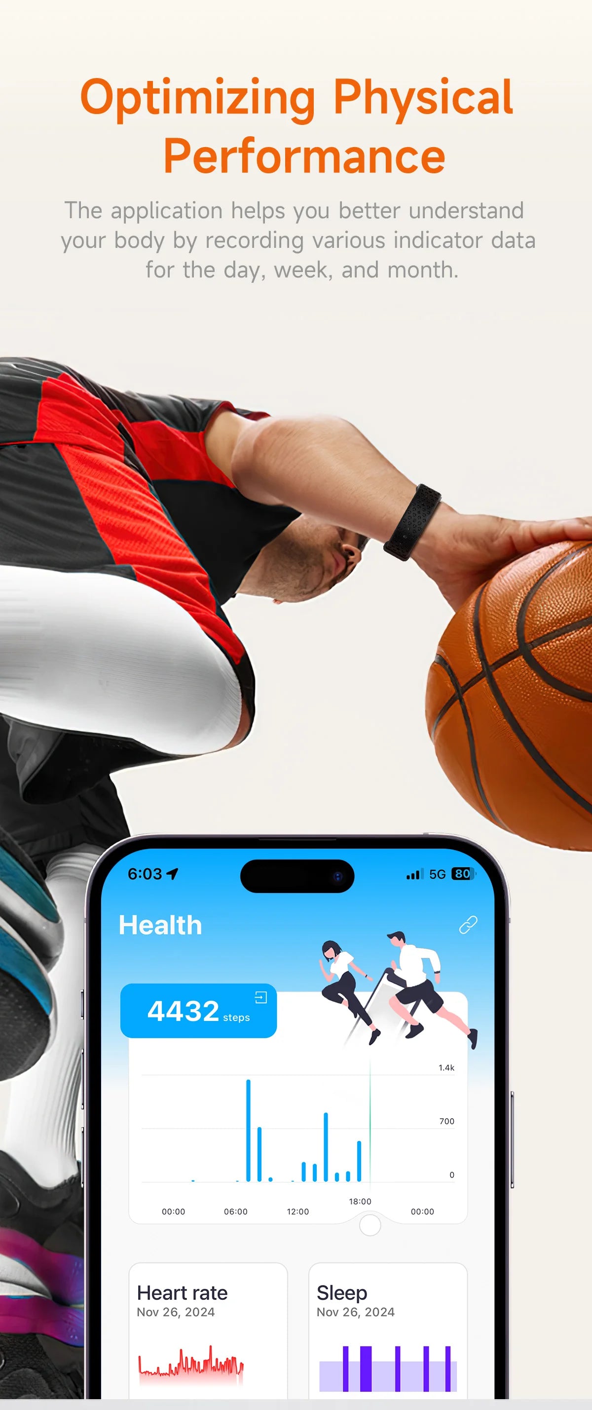 Dodobit Ai Non-screen Smart Bracelet with Heart Rate Blood Pressure Fitness Tracker Sport Reloj Inteligente 2026
