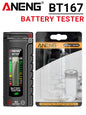 ANENG BT167 household battery level tester does not require power supply to measure D/C/AA/AAA/9V/button battery level detector