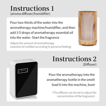 500ML Air Freshener Essential Oil Diffuser Refill Air Purifier for Hotels Electric Aromatic Oasis Humidifier Car Smoke Generator