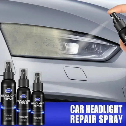 Scratch remover for repairing headlights, polishing agent for car headlights, polishing solution for repairing headlights