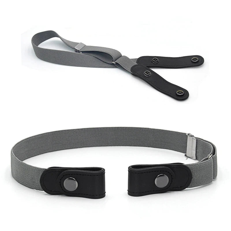 1pc Buckle-Free Belt For Jean Pants,Dresses,No Buckle Stretch Elastic Waist Belt For Women/Men,No Bulge,No Hassle Waist Belt