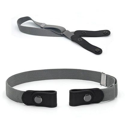 1pc Buckle-Free Belt For Jean Pants,Dresses,No Buckle Stretch Elastic Waist Belt For Women/Men,No Bulge,No Hassle Waist Belt