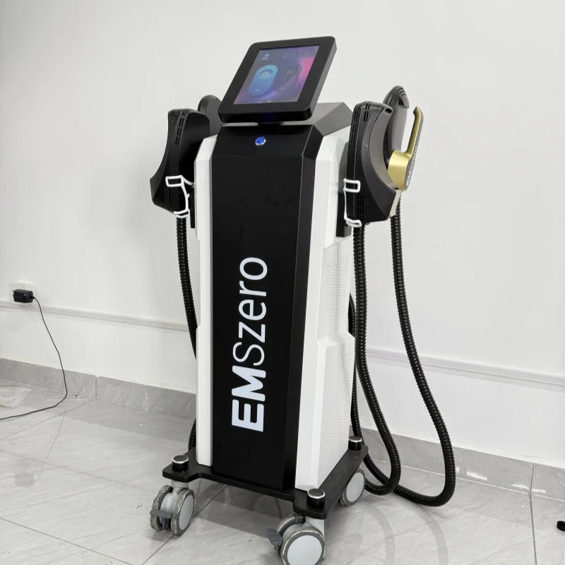 Emszero Neo Body Sculpt Machine 6500w 200hz Professional EMS Hiemt Shape rf Electrostimulation Devices 5 handles for Salon Spa