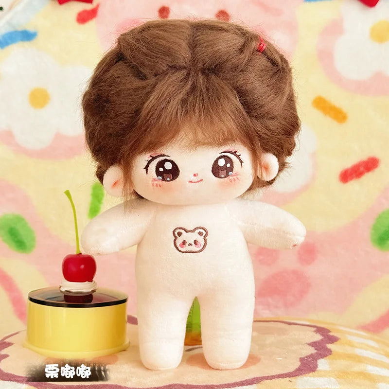 20cm Kawaii Plush Cotton Doll Idol Stuffed Super Star Figure Dolls Twelve Constellations Doll Can Change Clothes Gift