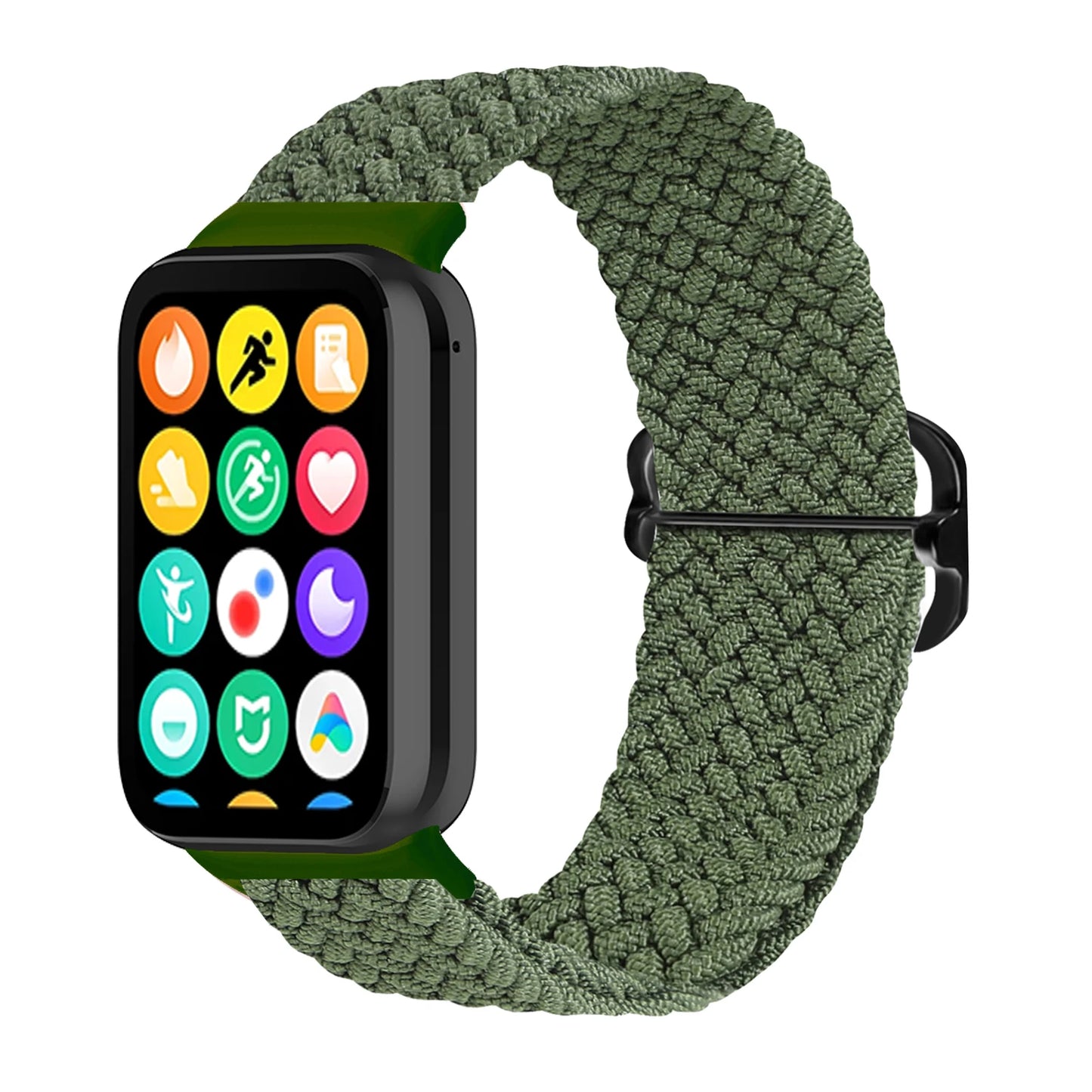 do paska Redmi Watch 4 Akcesoria Regulowany sportowy elastyczny nylonowy pleciony zamienny pasek correa bransoletka Miband 8 pro band