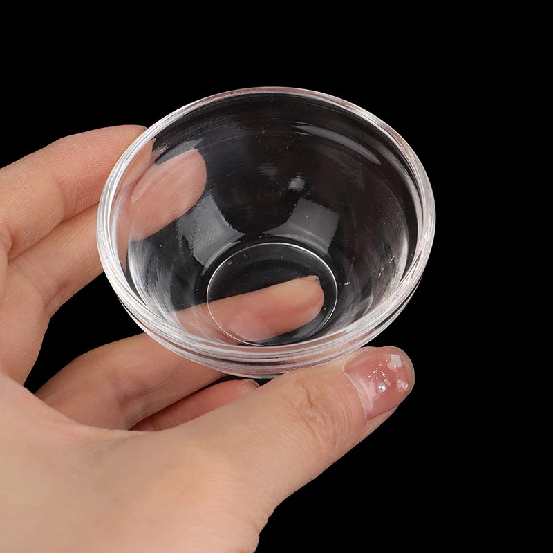1Pcs Facial Makeup Skin Care Tools Glass Facial Mask Essential Oil Bowl Beauty Salon Essential Oil Bowl Thickening Mask Bowl