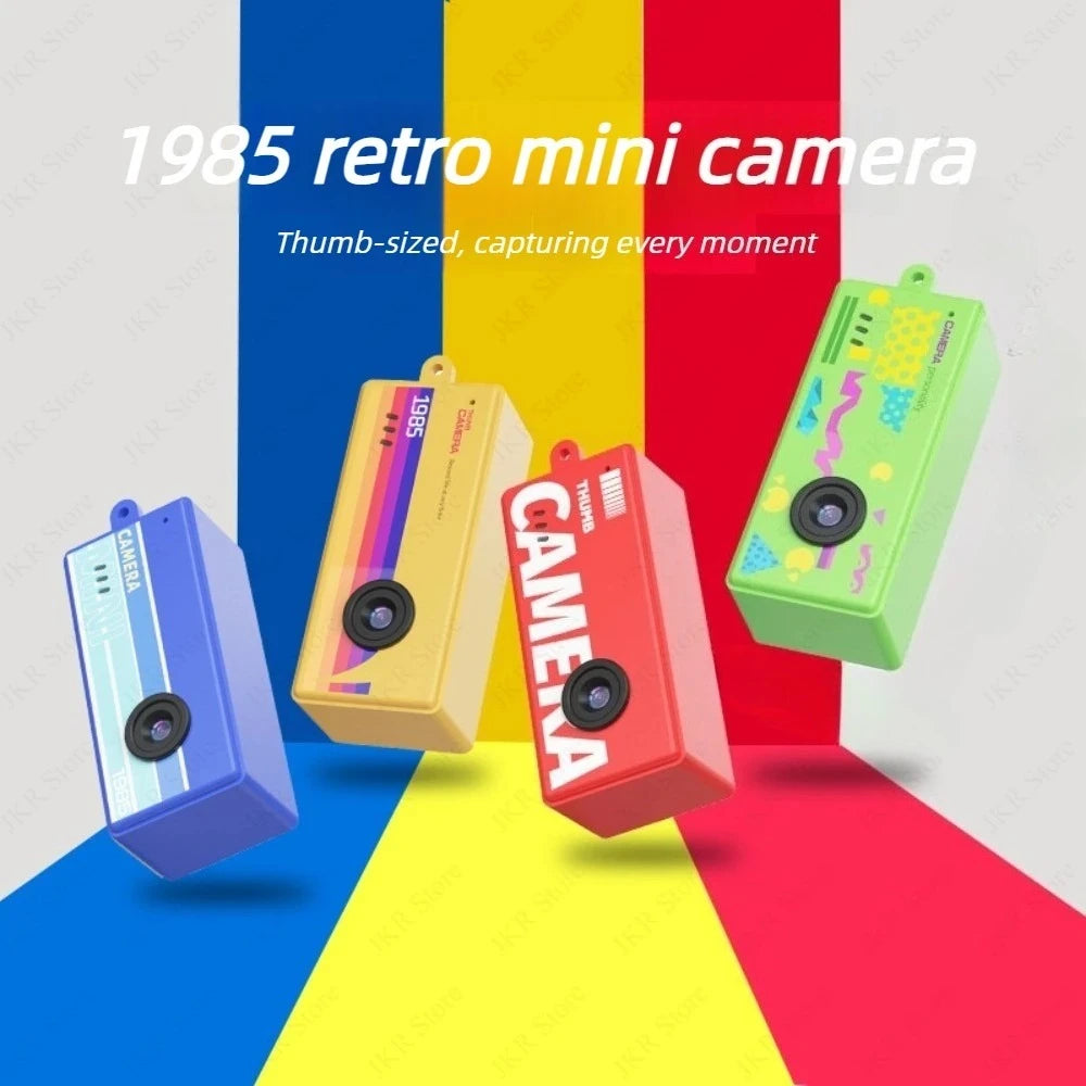 1080p Mini Thumb Camcorder Keychain Camera with Flash and Memory Card Support for Event Photography and Party Recording